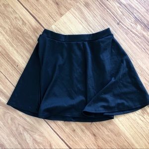 Black skater skirt